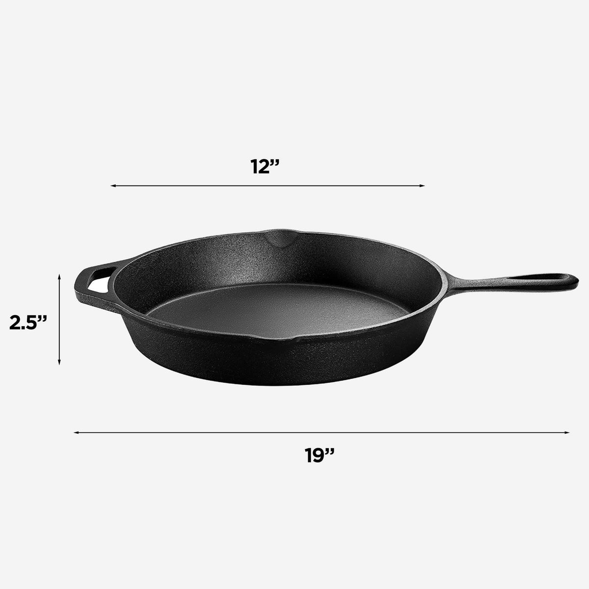Pre-Seasoned Cast Iron Skillet Pan