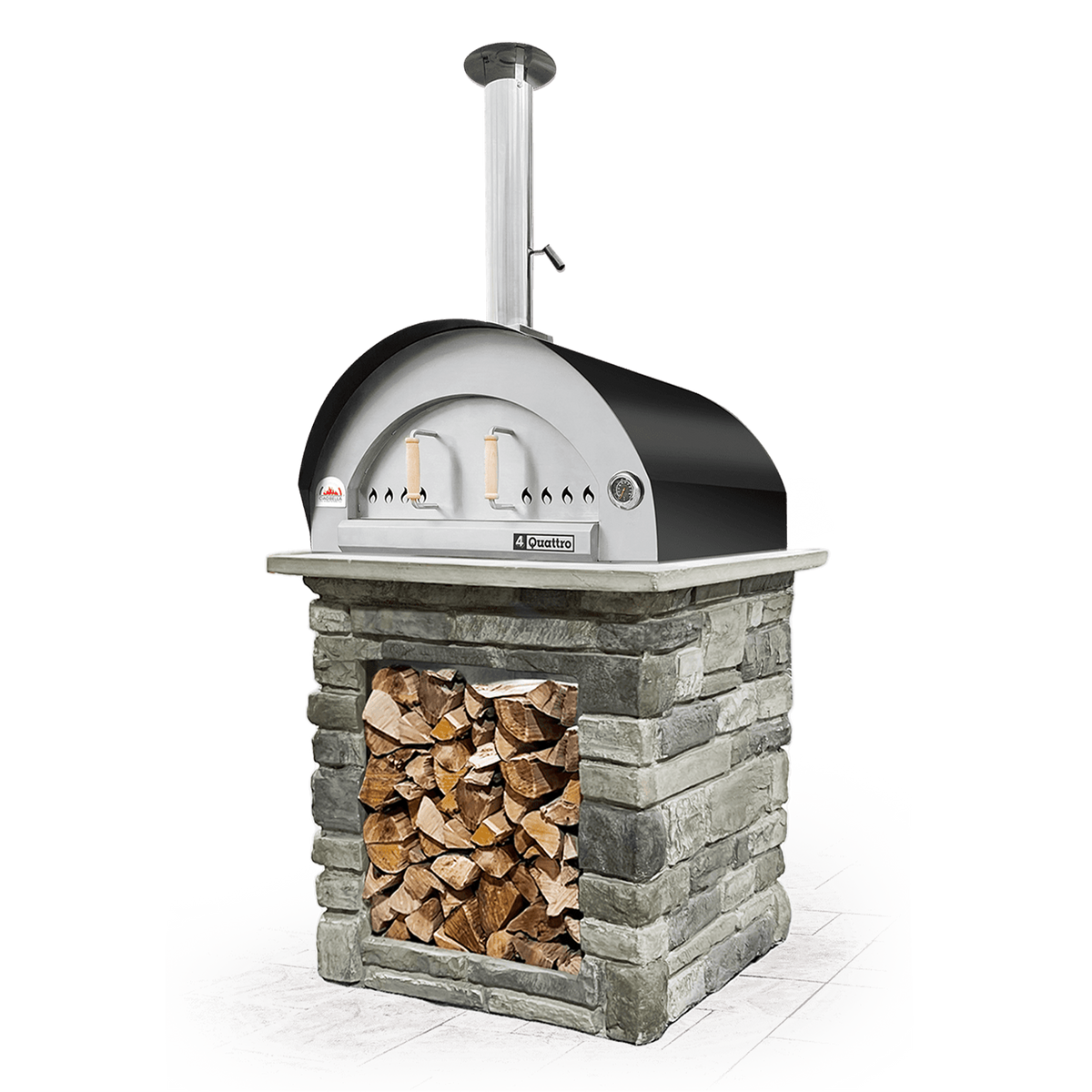 Quattro Wood Burning Countertop