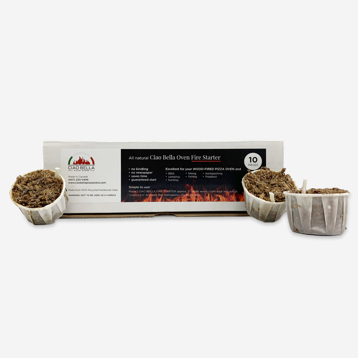 Ciao Bella Fire Starters – Pack of 10