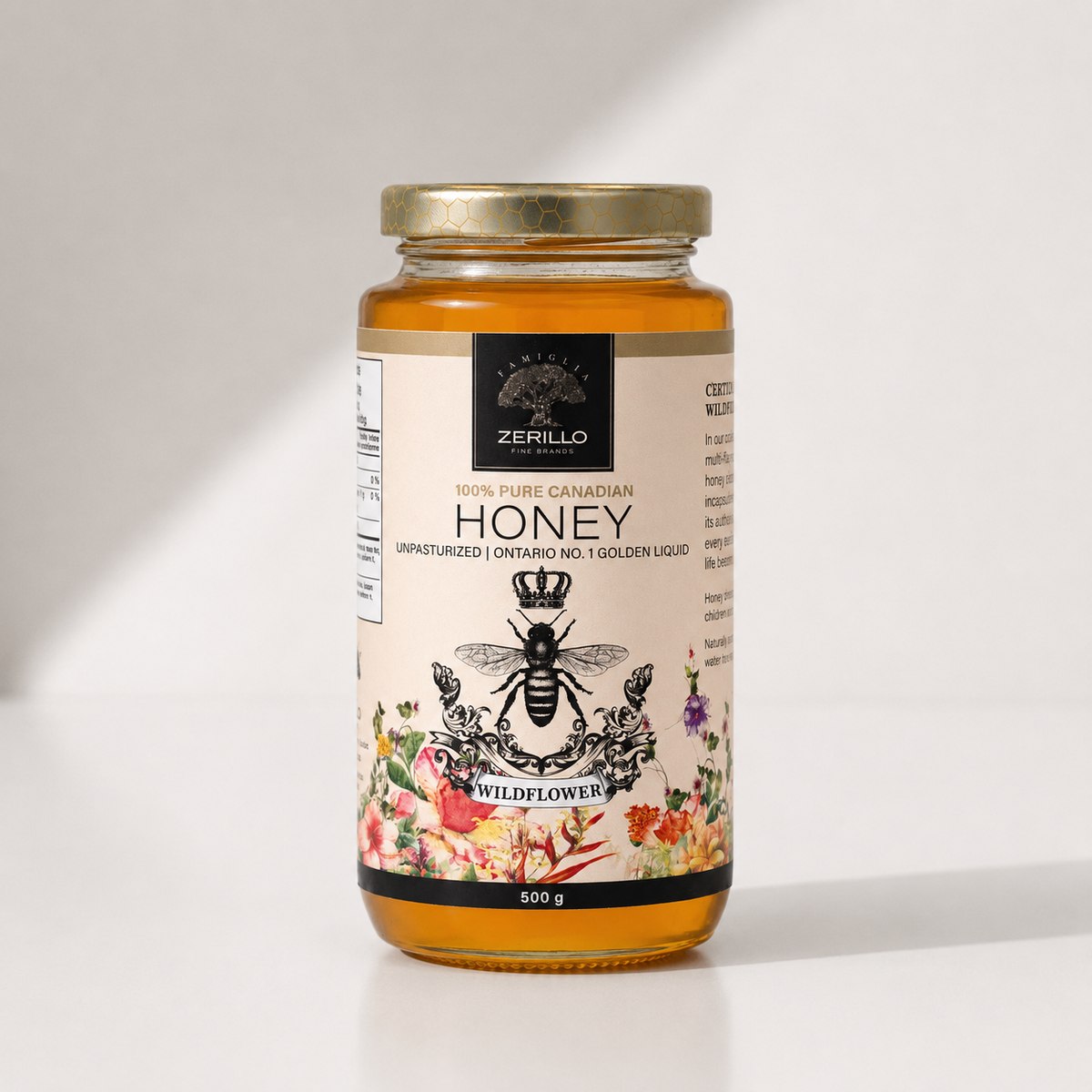 Zerillo Wildflower Honey 500g