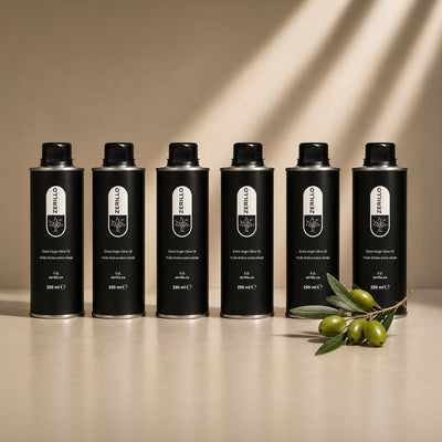 Zerillo Premium Extra Virgin Olive Oil 250ml (6-Pack) Custom Gift Box