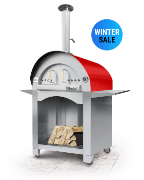 Quattro With Stand Wood Burning