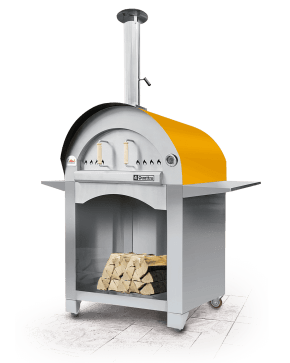 Quattro With Stand Wood Burning